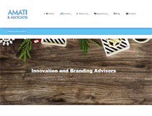 Tablet Screenshot of amati-associates.com